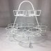 FixtureDisplays® Circular Steel Cupcake Stand, Great for Birthdays, Weddings, Baby Showers, Centerpiece